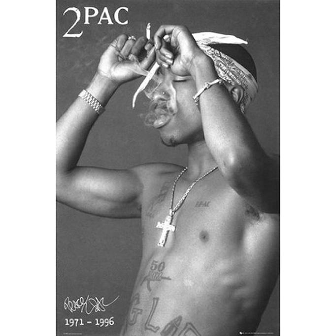 ポスター「Tupac Shakur Smoke Poster (トゥーパックシャクール スモーク)」