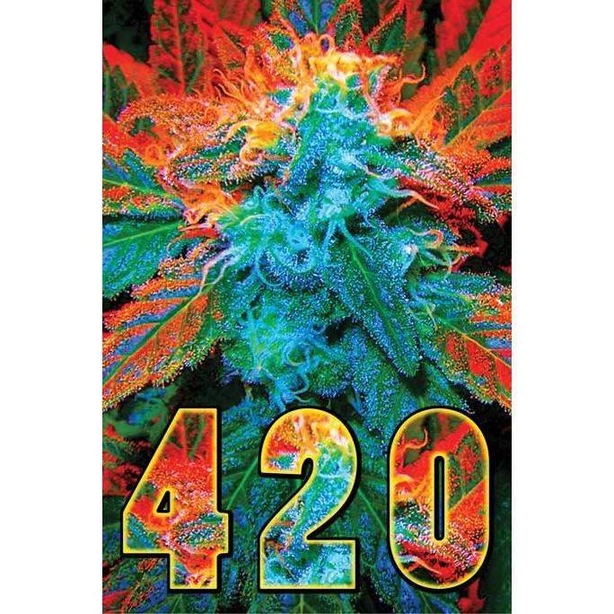 ポスター「420 BUD Poster (420 大麻バッズ)」