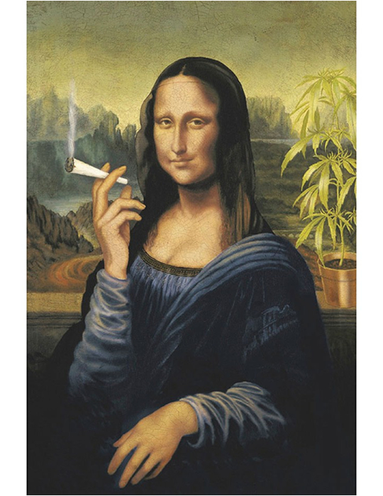 ポスター 「Mona Lisa Smoking (モナリザスモーキング)」