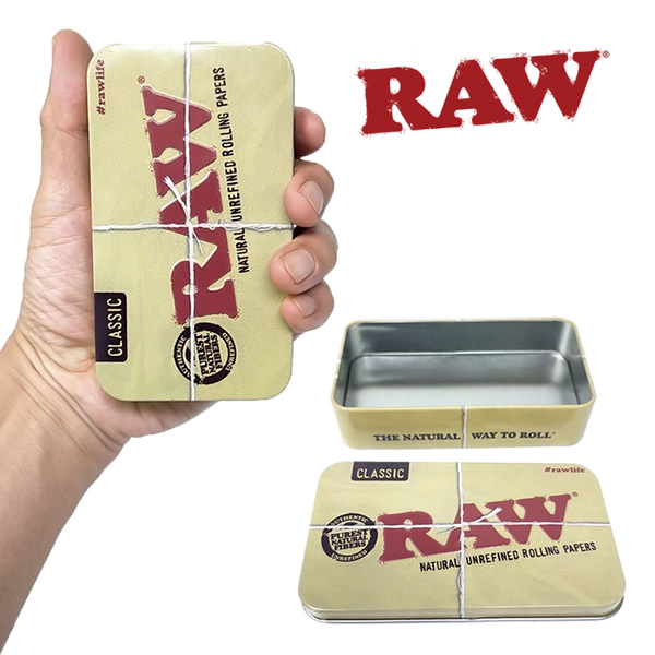 スモーキングケース「RAW Metal Tin Case (ロウクラシック メタル缶ケース)」