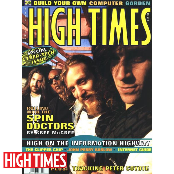 雑誌「HIGH TIMES 1994年10月号（オールドストック ハイタイムス ★スピン・ドクターズ表紙）」