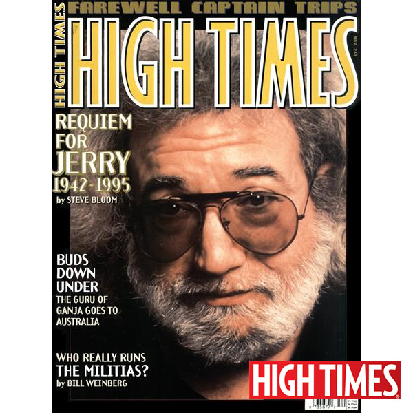 雑誌「HIGH TIMES 1995年11月号（オールドストック ハイタイムス ★ジェリー・ガルシア追悼表紙）」