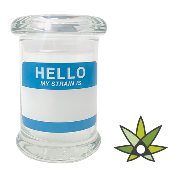 保存ケース 「420 Science Glass Jar Hello (420サイエンス ガラスジャー ハロー)」