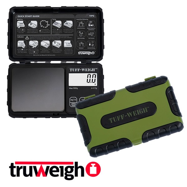 スケール（計り）「Truweigh Tuff-Weigh Mini Scale (トゥルーウェイ タフウェイ ミニスケール)」[0.1g～1000g]
