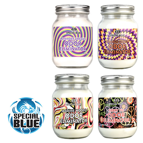キャンドル「Special Blue Odor Eliminator Candle (スペシャルブルー ニオイ消しキャンドル)」