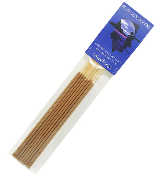 お香「Blue Moon Shine HEMP OIL INCENSE（ヘンプオイル配合インセンス ブルームーンシャイン）」【マリファナ名品種】