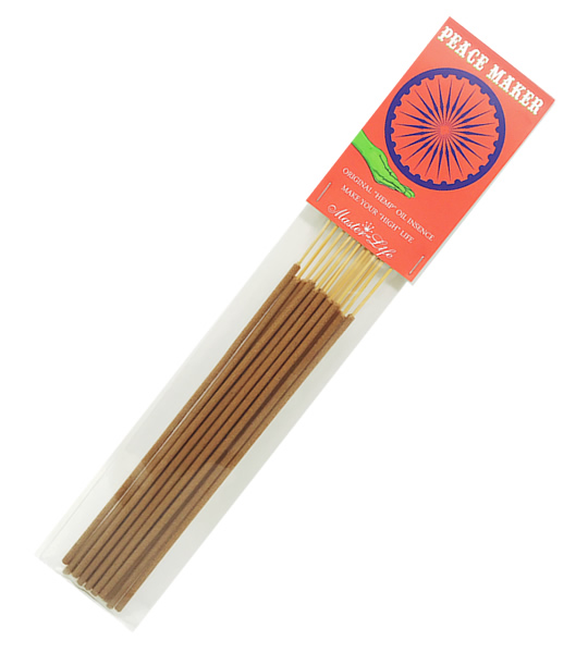 お香「PEACE MAKER HEMP OIL INCENSE（ヘンプオイル配合インセンス ピースメイカー）」【マリファナ名品種】
