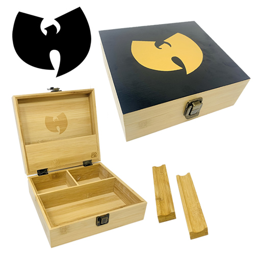 スモーキングケース「Wu Tang 3 Compartment Bamboo Stash Box (ウータンクラン 3コンパートメント バンブースタッシュボックス)」