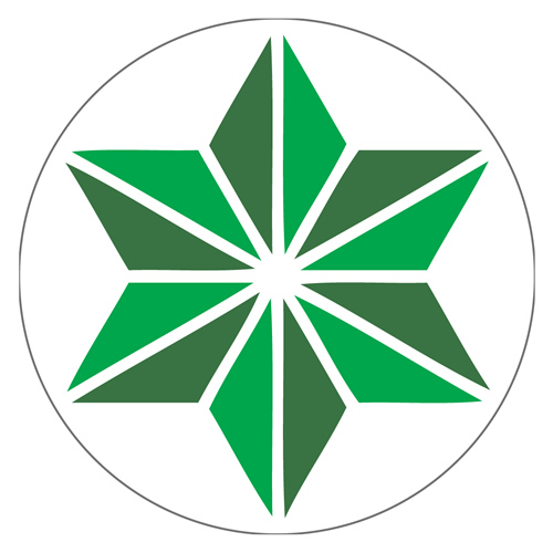 ステッカー「麻柄」