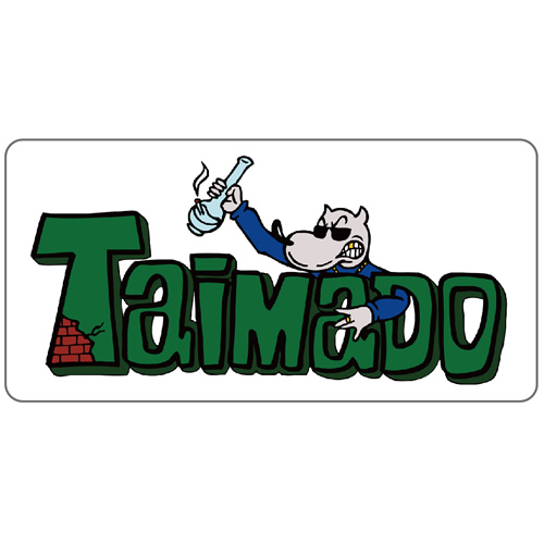 ステッカー「Taimado ドギーロゴ」