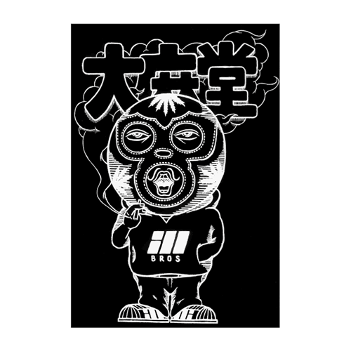 ステッカー「TABOO1コラボ ILL BROS (イルブラザース / イルブロス)」