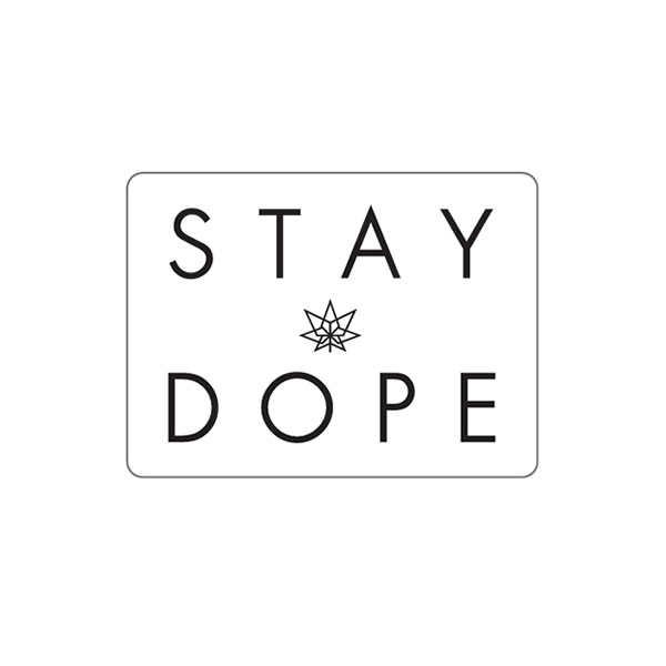 ステッカー「STAY DOPE (ステイドープ)」