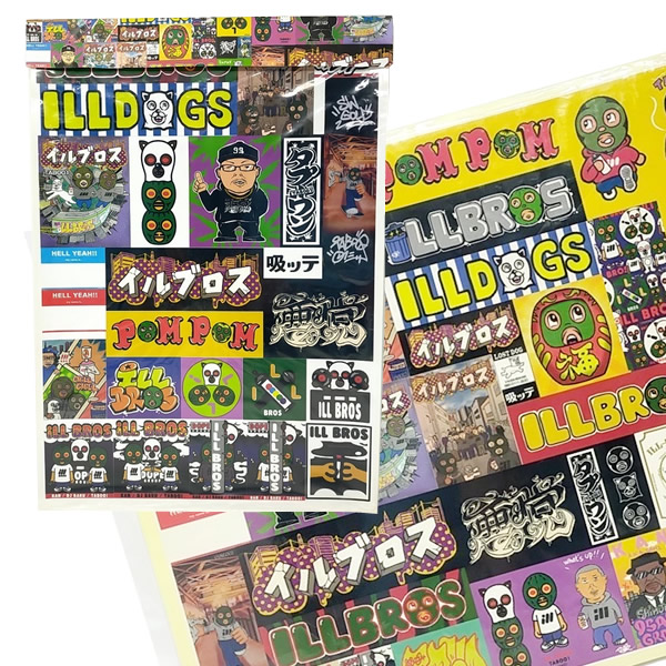 ステッカー「TABOO1 コラボ イルブロス ステッカーシート」