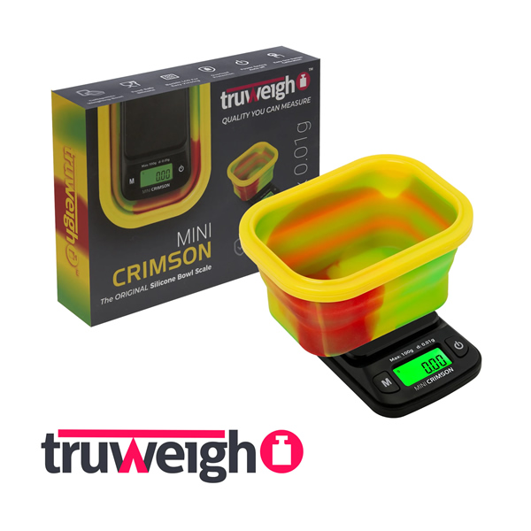 スケール(計り) 「Truweigh Mini Crimson Collapsible Bowl Scale  (トゥルーウェイ ミニクリムゾン コラプシブル ボウル スケール)」[0.01g～100g]